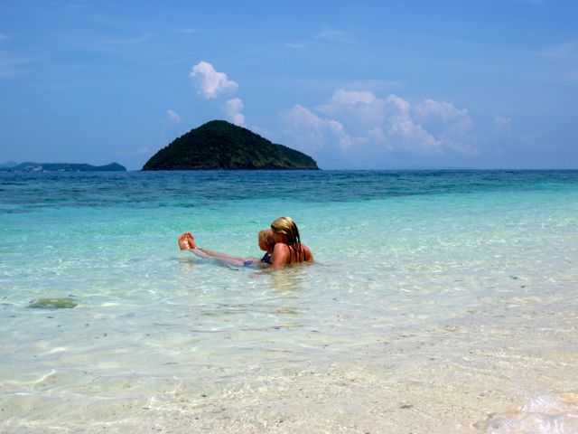 Momma and Baby at Coral Island1 Coral Island, Thailand